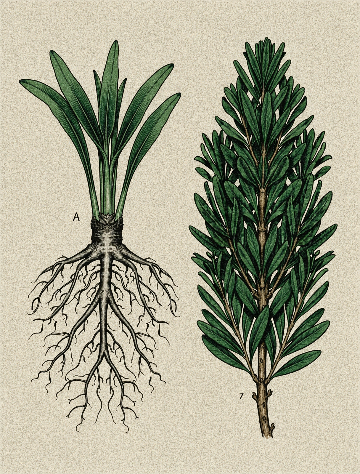 Étude botanique de précision